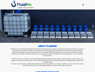 fluidpro.com.au screenshot