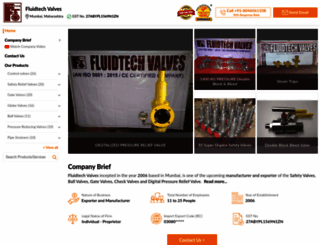 fluidtechvalves.com screenshot