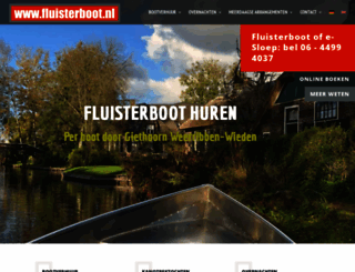 fluisterboot.nl screenshot