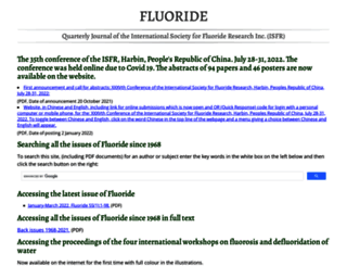 fluorideresearch.online screenshot
