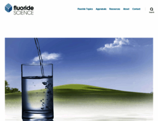 fluoridescience.org screenshot