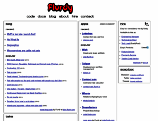 flurdy.com screenshot