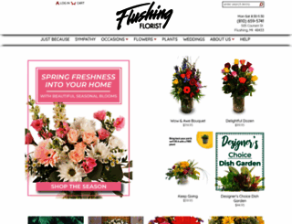 flushingflowers.com screenshot