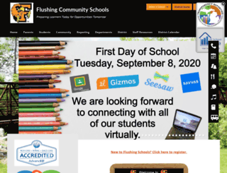 flushingschools.org screenshot
