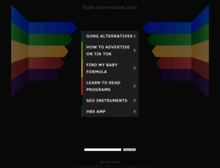 flute-traversiere.com screenshot