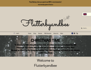 flutterbyandbee.com screenshot
