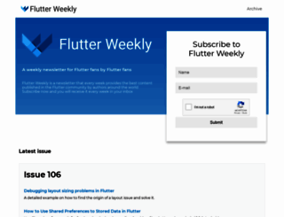 flutterweekly.net screenshot