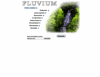 fluvium.org screenshot