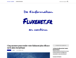 fluxenet.fr screenshot