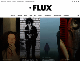 fluxmagazine.com screenshot