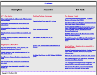 fluxstorm.com screenshot