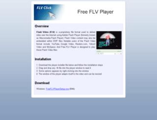 flvclick.com screenshot