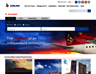 flyairlink.co.za screenshot