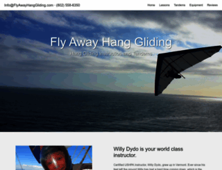 flyawayhanggliding.com screenshot