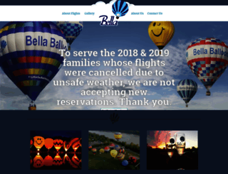 flybellaballoons.com screenshot