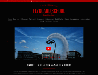 flyboardschoolamsterdam.nl screenshot
