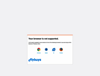 flybuys.co.nz screenshot