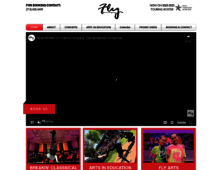flydancecompany.com screenshot