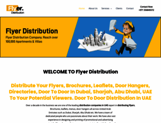 flyer-distribution.com screenshot