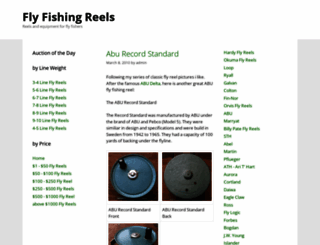 flyfishing-reels.com screenshot