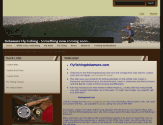 flyfishingdelaware.com screenshot