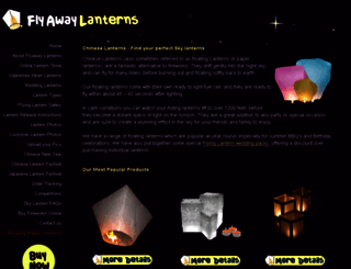 flying-lanterns.co.uk screenshot