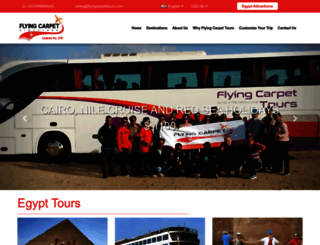 flyingcarpettours.com screenshot