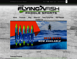 flyingfishpaddlesports.com screenshot