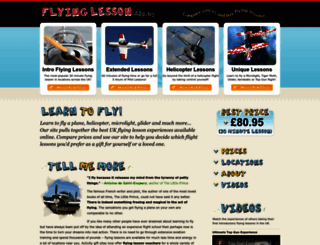 flyinglesson.org.uk screenshot