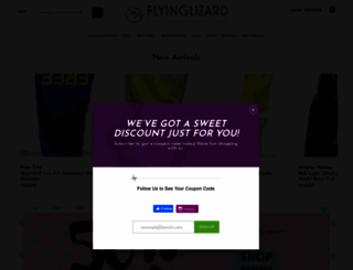 flyinglizardboutique.com screenshot
