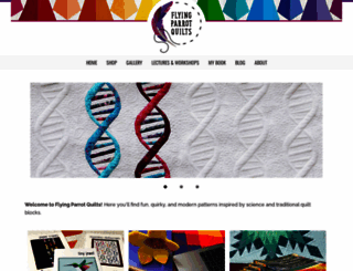 flyingparrotquilts.com screenshot