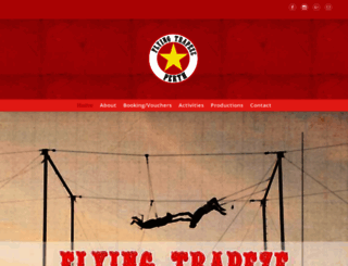 flyingtrapezeperth.com screenshot