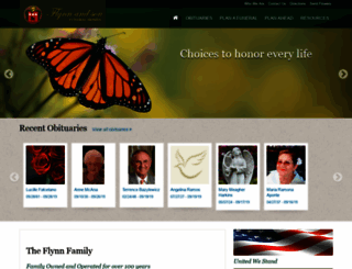 flynnfuneral.com screenshot