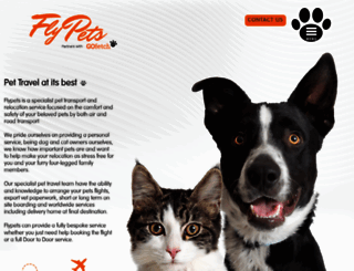 flypets.co.uk screenshot