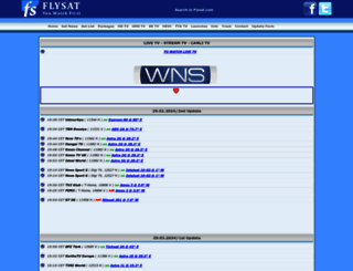 flysat.com screenshot