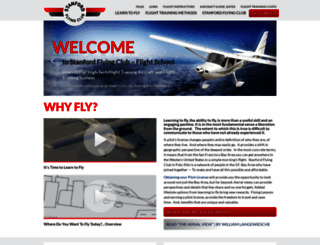 flystanford.com screenshot