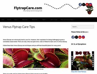 flytrapcare.com screenshot