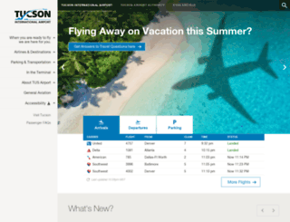 flytucsonairport.com screenshot