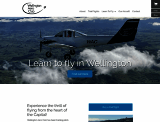 flywellington.co.nz screenshot