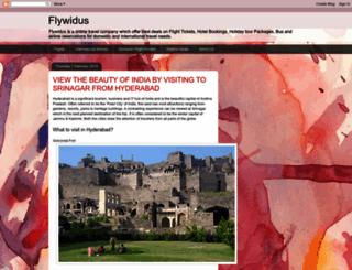 flywidusindia.blogspot.com screenshot