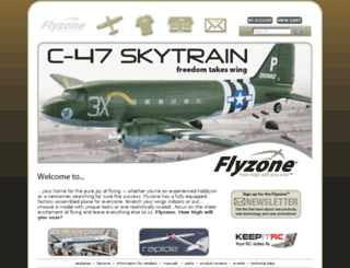 flyzoneplanes.com screenshot