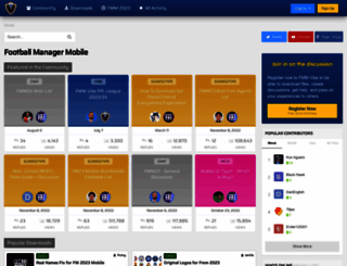 Access fmmvibe.com. Football Manager Mobile - FMM Vibe