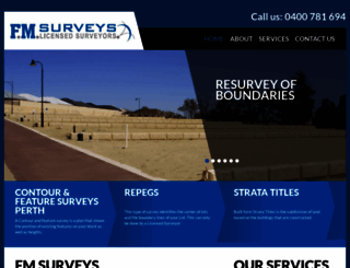 fmsurveys.com.au screenshot