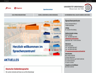 fmz.uni-greifswald.de screenshot
