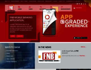 fnb.com.lb screenshot