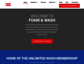 foamandwash.com screenshot