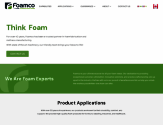 foamco.com screenshot