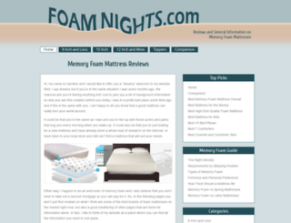 foamnights.com screenshot