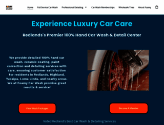 foamycarwash.com screenshot