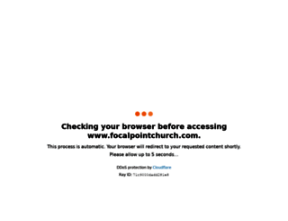 focalpointchurch.com screenshot